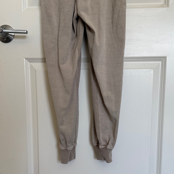 James Perse Taupe Button-Front Jumpsuit - Picture 10 of 12